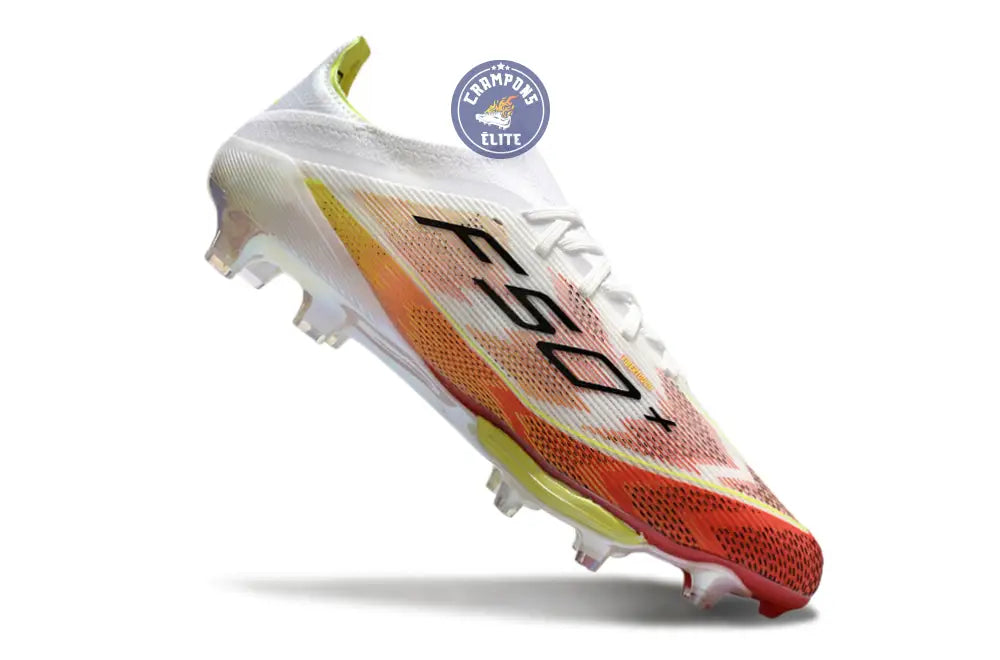 F50 + Lacets FG Pure Victory - Blanc/Noir/Jaune