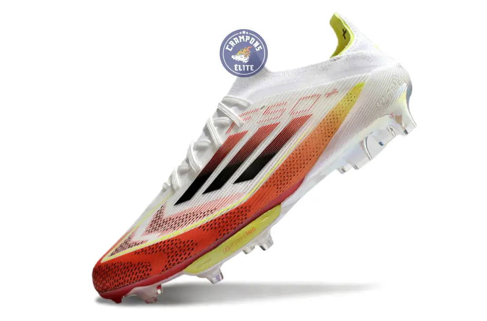 F50 + Lacets FG Pure Victory - Blanc/Noir/Jaune
