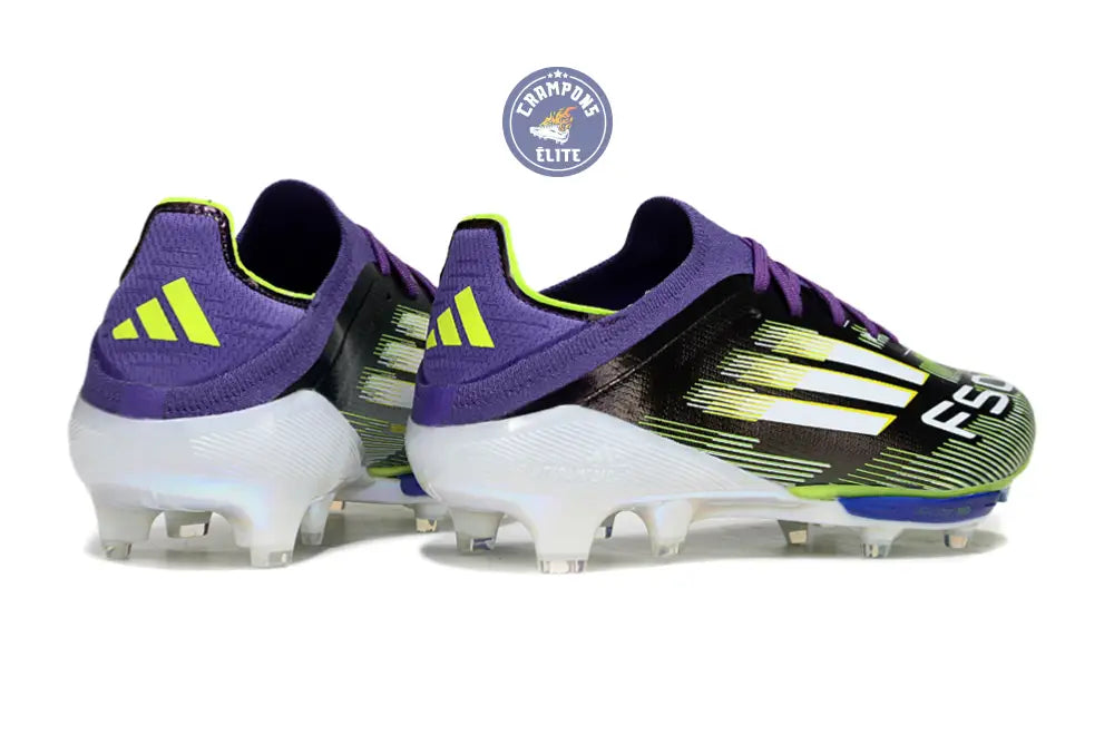 F50 + Lacets FG Radiant Blaze - Violet/Blanc/Vert