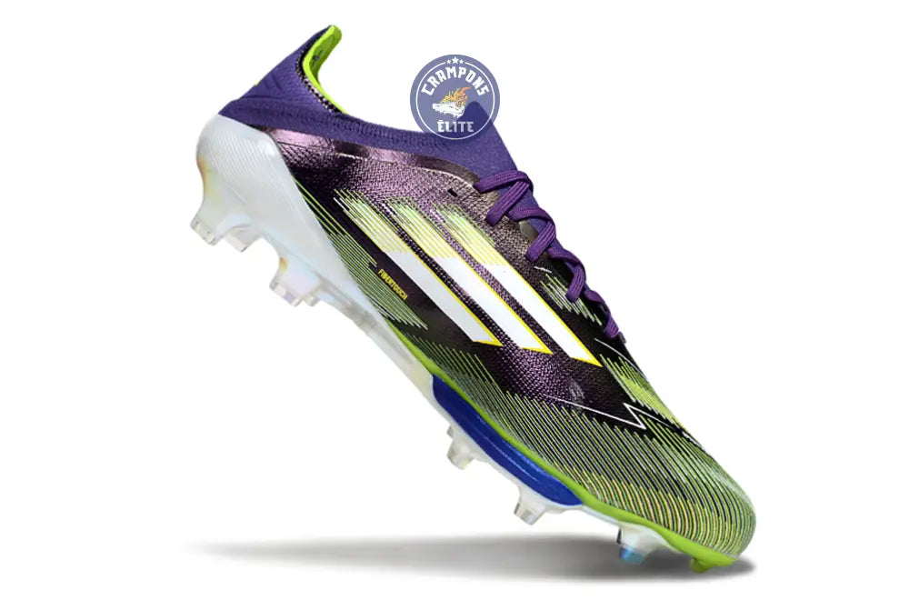 F50 + Lacets FG Radiant Blaze - Violet/Blanc/Vert