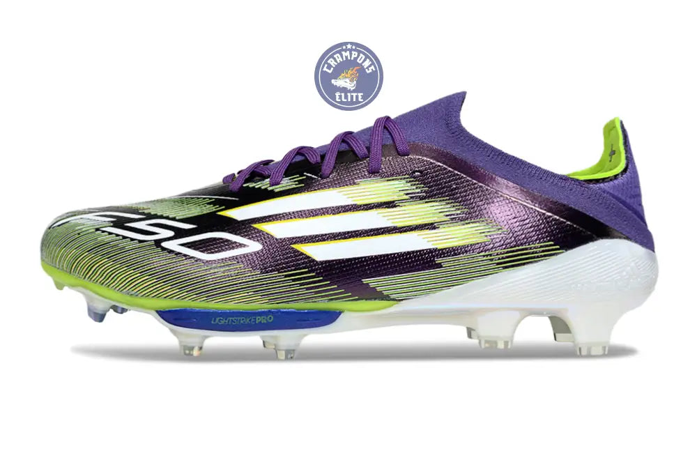 F50 + Lacets FG Radiant Blaze - Violet/Blanc/Vert