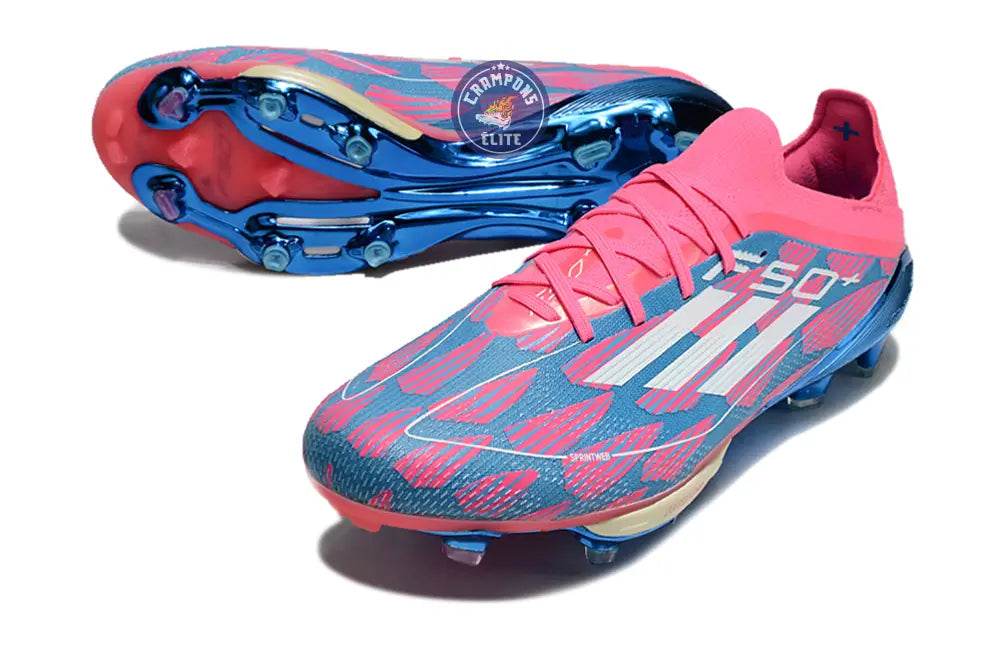 Image of F50 + Lacets FG Reemergence - Bleu/Blanc/Rose