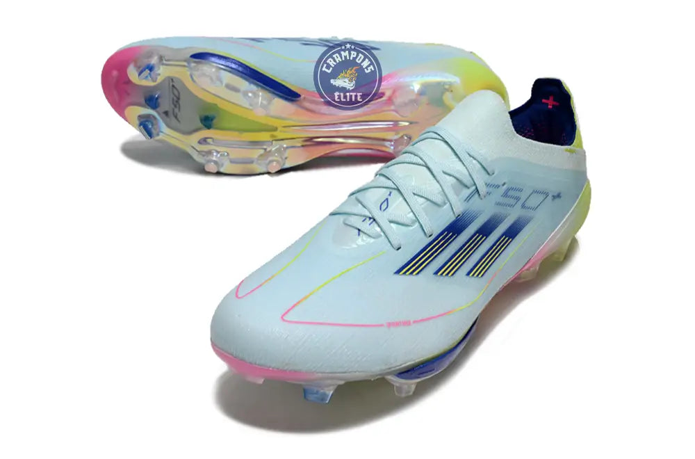 Image of F50 + Lacets FG Stellar Icon - Almost Blue/Bleu/Jaune