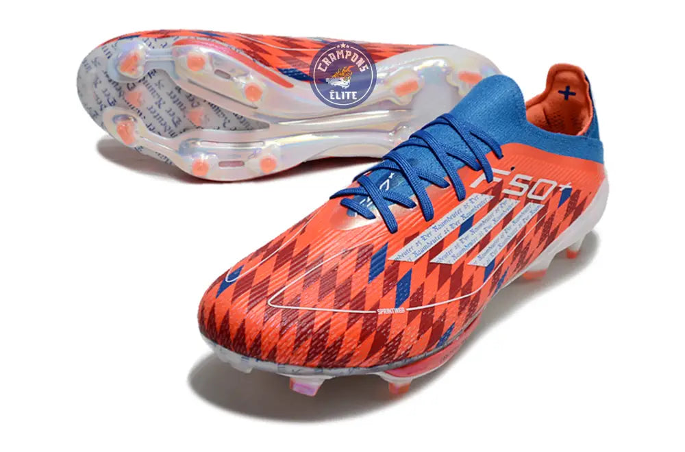 F50 + Lacets FG Thomas Müller Raumdeuter - Rouge/Blanc/Bleu ÉDITION LIMITÉE