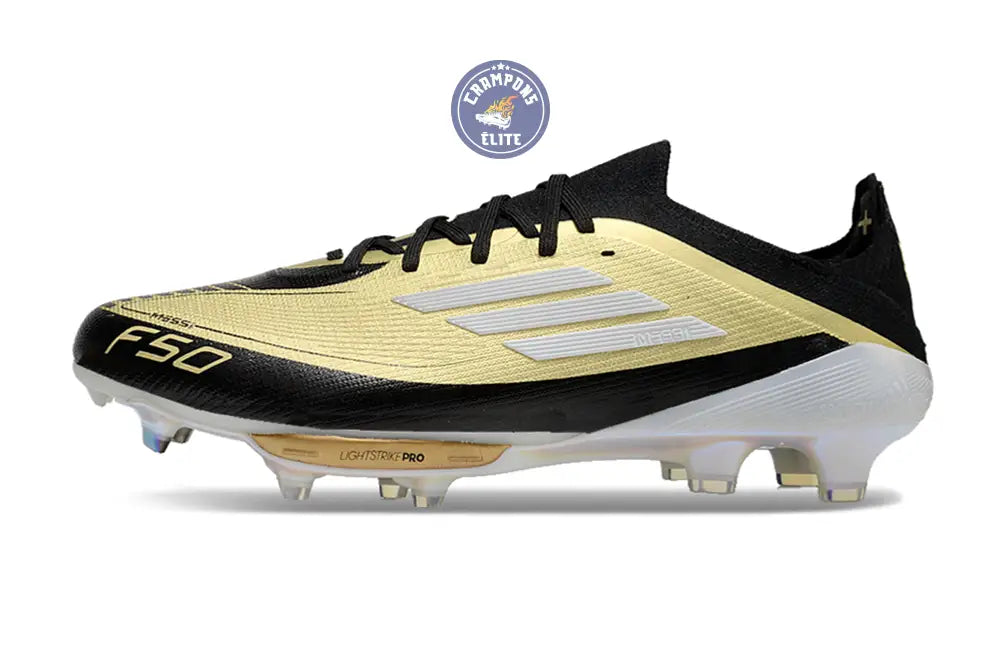 F50 + Lacets FG Triunfo Dorado - Doré/Blanc/Noir