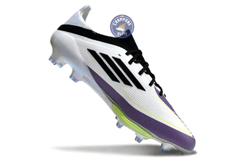 F50 + Lacets FG Triunfo Estelar - Blanc/Noir/Violet