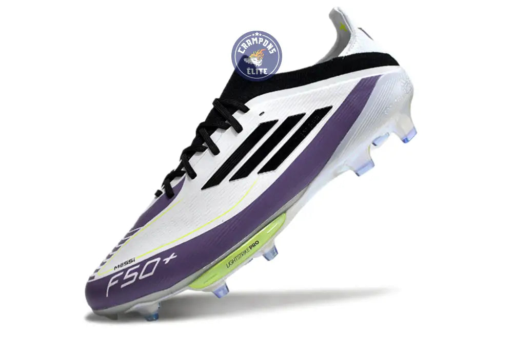 Image of F50 + Lacets FG Triunfo Estelar - Blanc/Noir/Violet