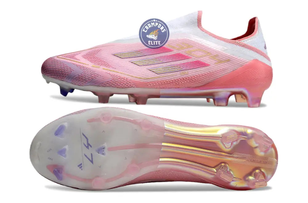 F50 Lamine Yamal Laceless FG Rose/Blanc