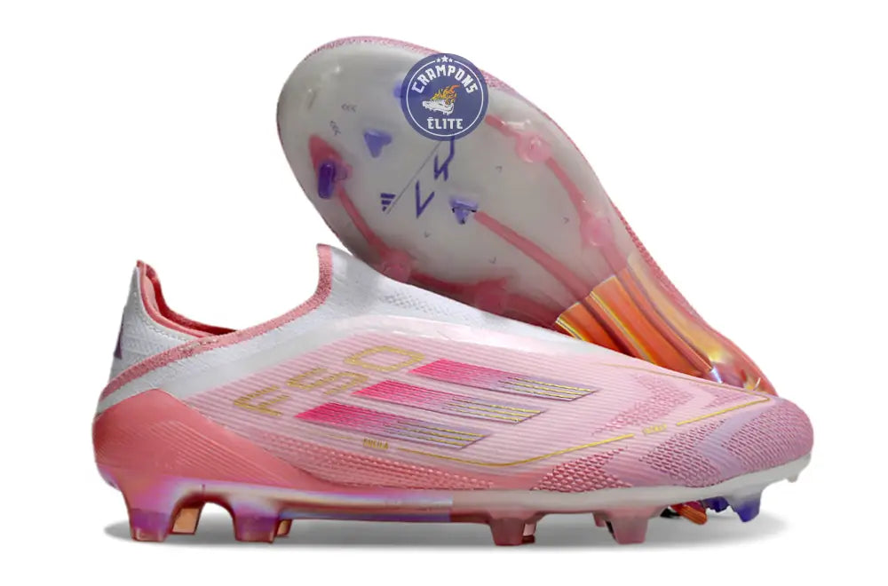 F50 Lamine Yamal Laceless FG Rose/Blanc