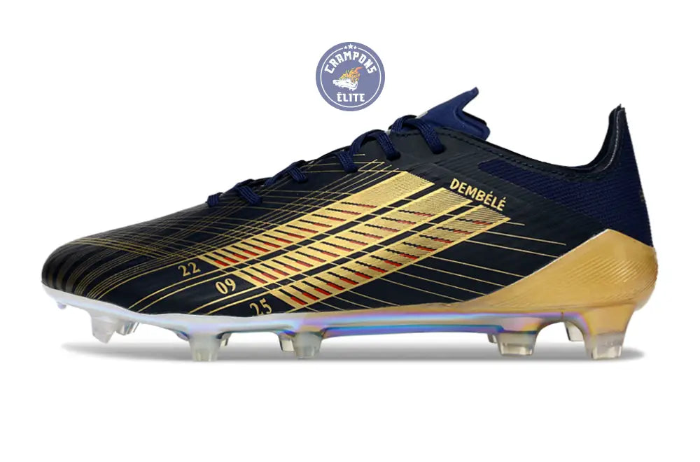 Image of F50 Languette édition speciale OUSMANE DEMBÉLÉ BALLON D’OR - BLEU FONCÉ/OR
