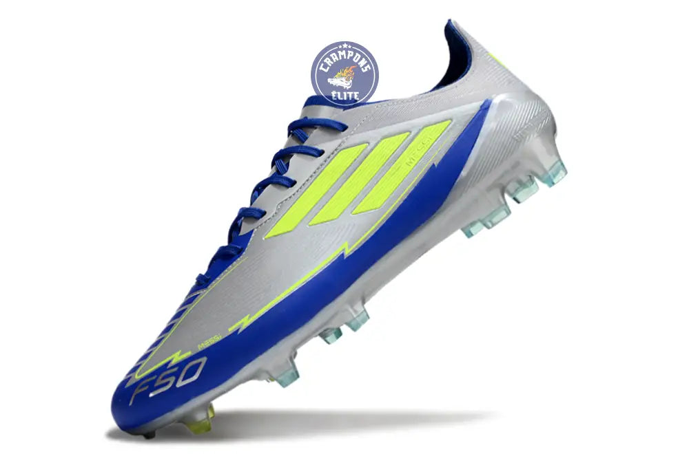 F50 Languette FG - Argenté/Jaune Fluo/Bleu