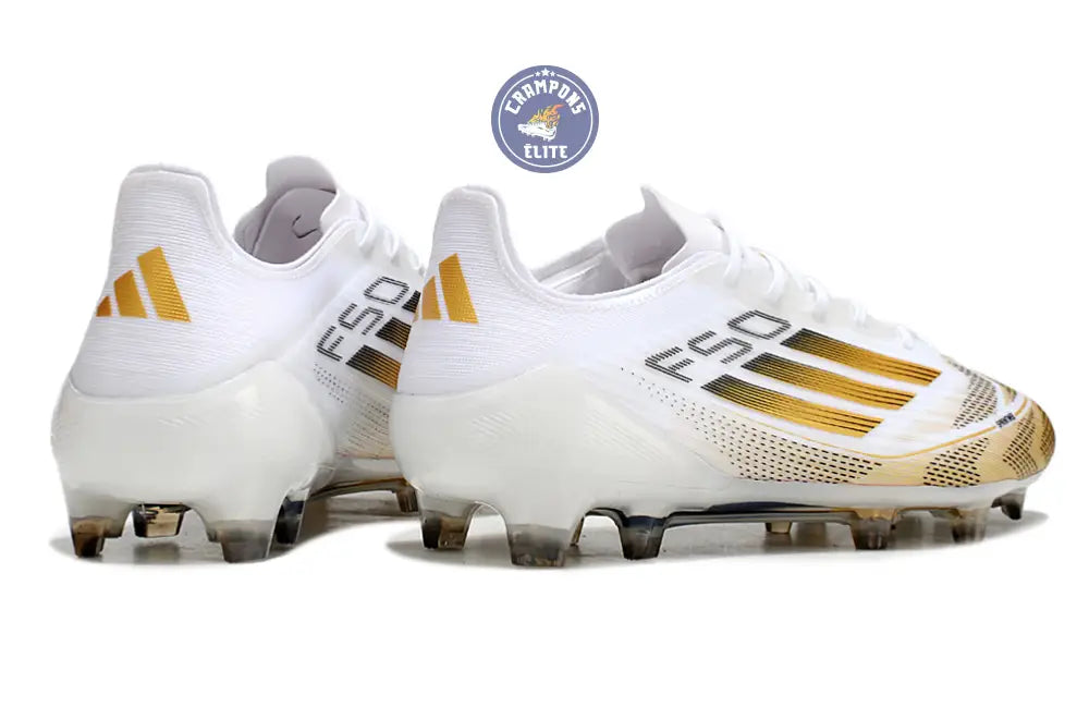 Image of F50 Languette FG - Blanc/Doré/Noir