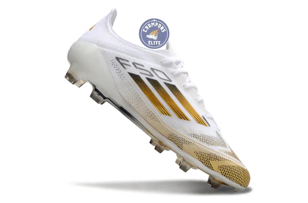 F50 Languette FG - Blanc/Doré/Noir