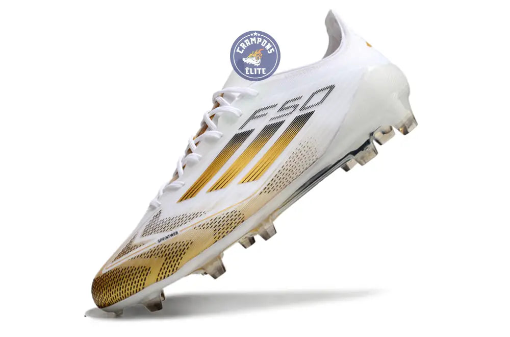 F50 Languette FG - Blanc/Doré/Noir