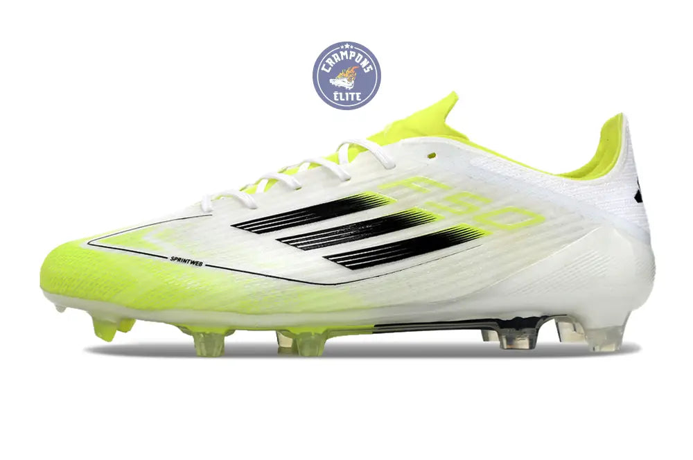 F50 Languette FG - Blanc/Jaune Fluo/Noir
