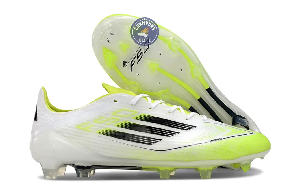 Image of F50 Languette FG - Blanc/Jaune Fluo/Noir