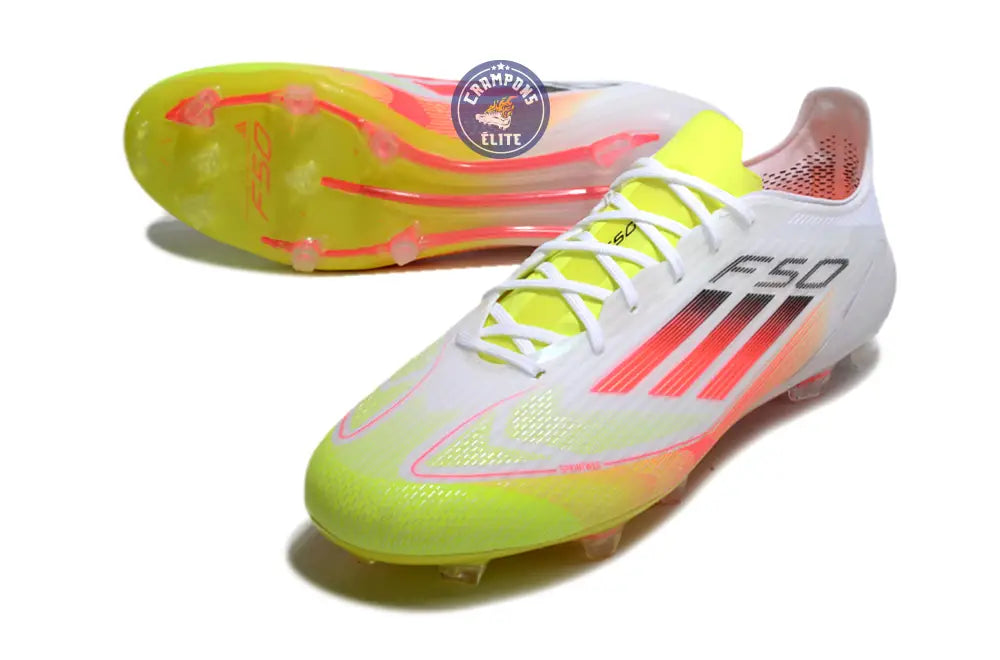 F50 Languette FG - Blanc/Orange/Rose/Jaune Fluo/Noir