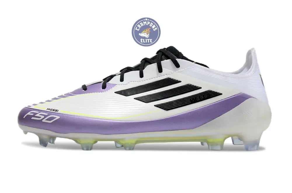 F50 Languette FG - Blanc/Violet/Noir/Jaune Fluo