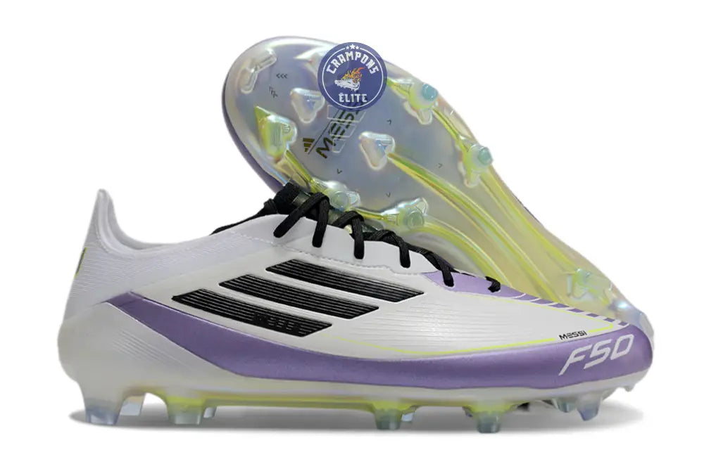 F50 Languette FG - Blanc/Violet/Noir/Jaune Fluo