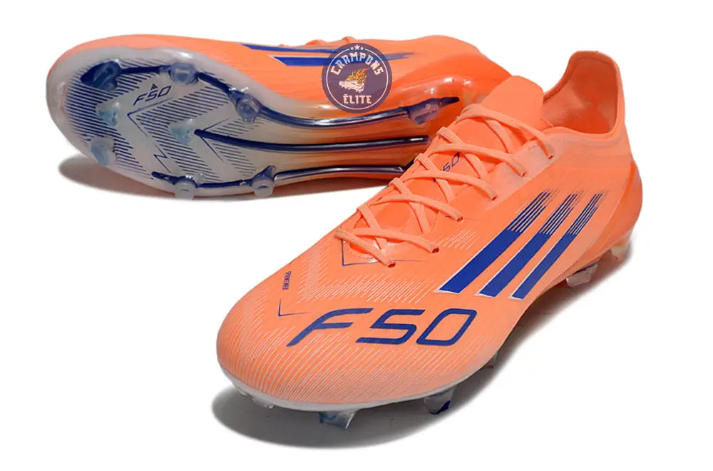 F50 Languette FG Coral Blaze - Orange/Bleu