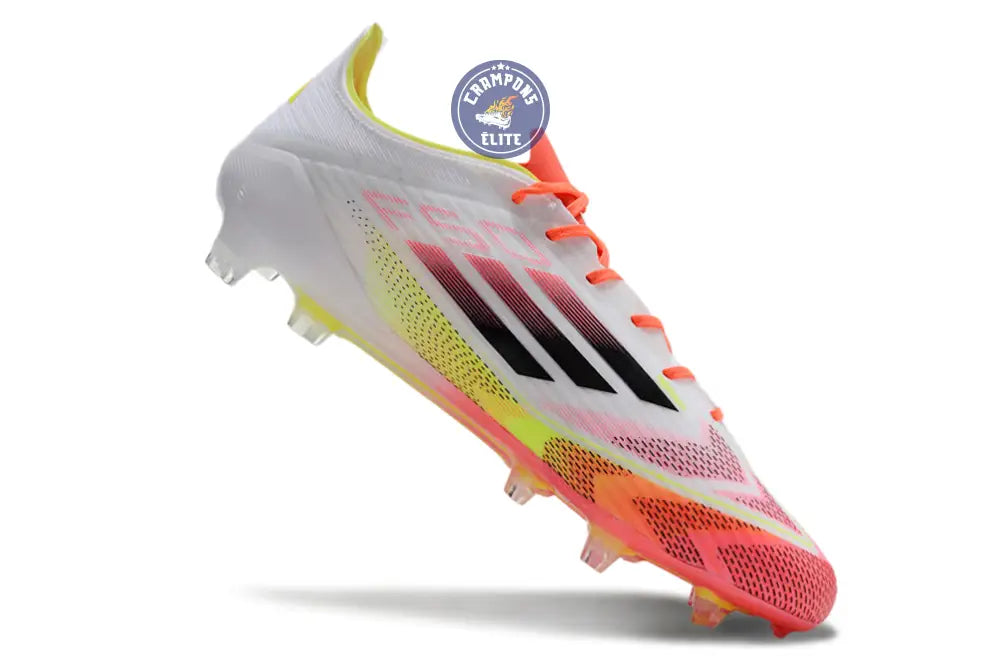 F50 Languette FG Pure Victory - Blanc/Noir/Jaune