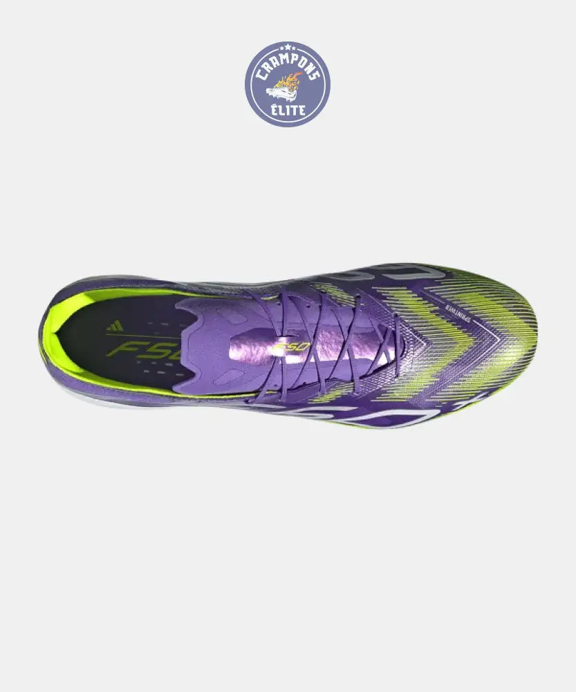 F50 + Languette FG Radiant Blaze - Violet/Blanc/Vert