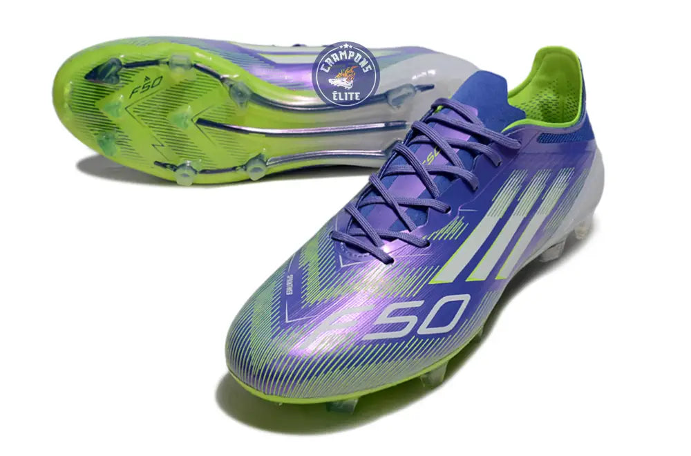Image of F50 Languette FG - Violet/Bleu/Jaune Fluo/Blanc