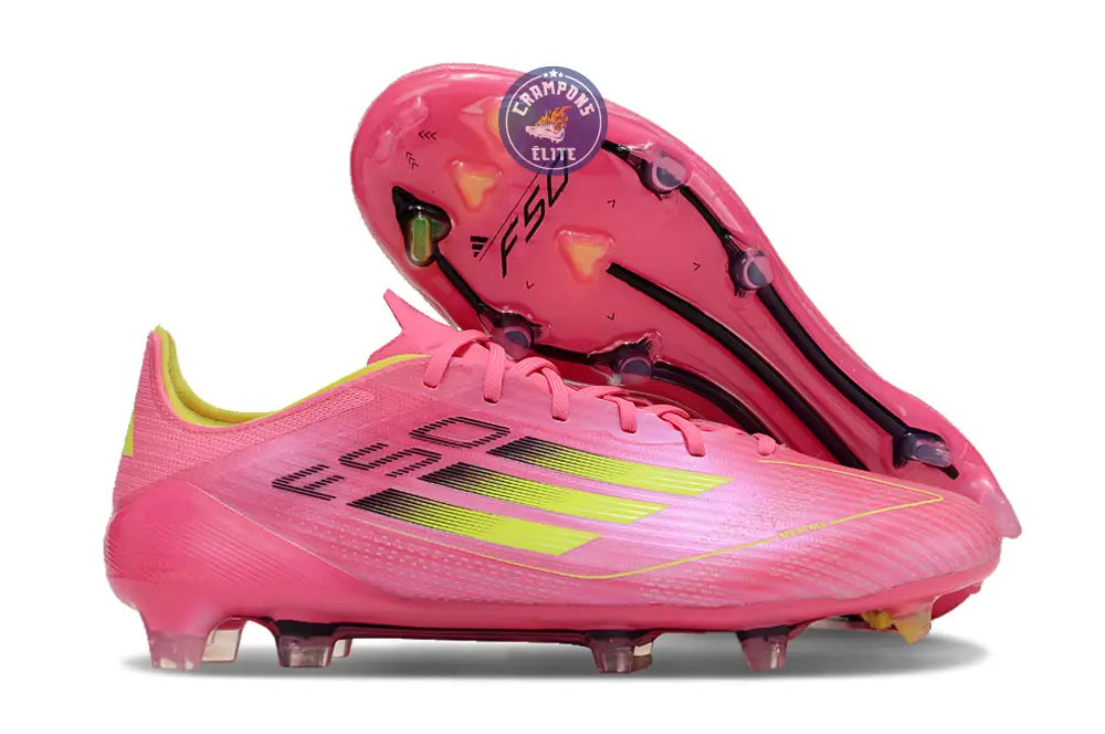 F50 Languette FG - Rose/Jaune Fluo/Noir