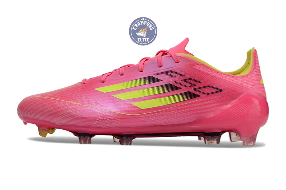 F50 Languette FG - Rose/Jaune Fluo/Noir