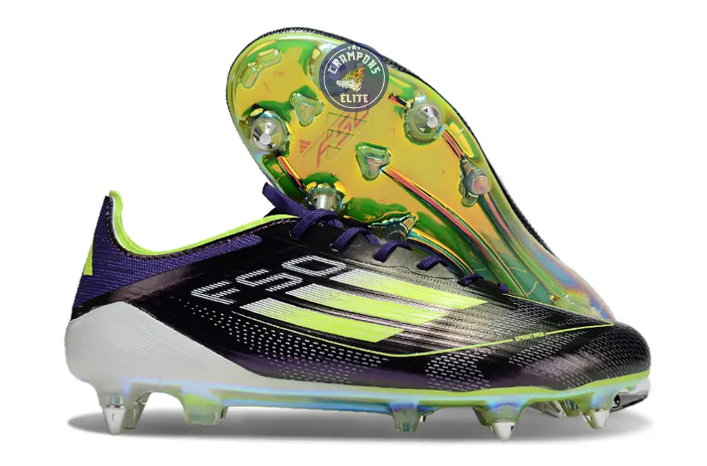 F50 Languette SG Fast Reborn - Violet/Blanc/Vert ÉDITION LIMITÉE