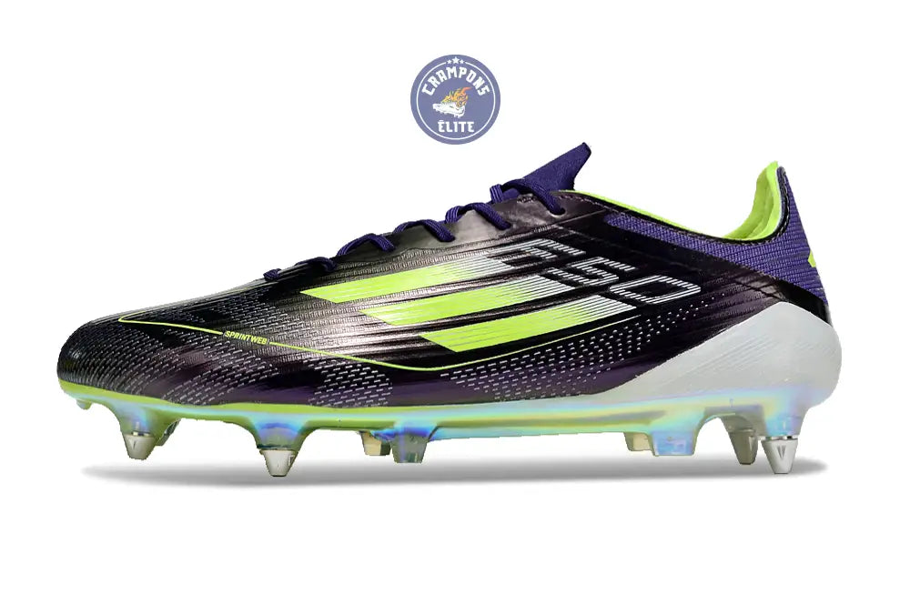 F50 Languette SG Fast Reborn - Violet/Blanc/Vert ÉDITION LIMITÉE