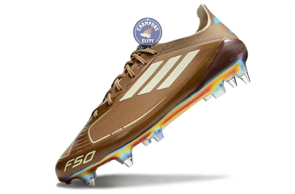 F50 Languette SG Messi X Bad Bunny Elite FG - Cardboard/Blanc/Turquoise ÉDITION LIMITÉE