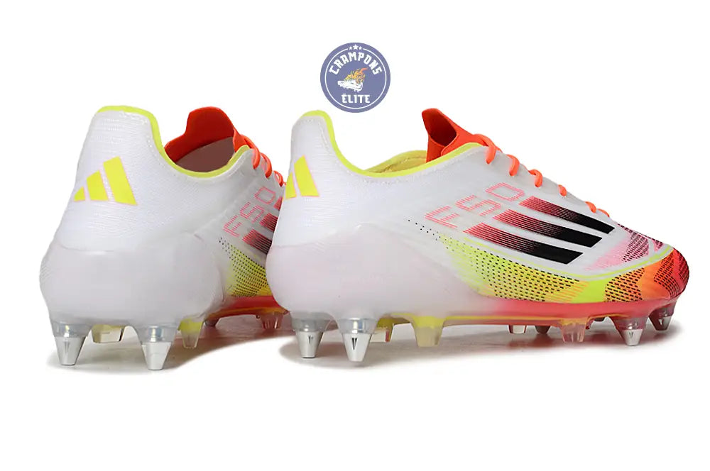 F50 Languette SG Pure Victory - Blanc/Noir/Jaune