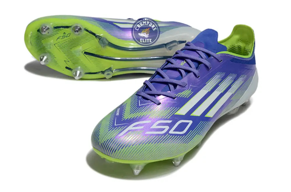 F50 Languette SG Radiant Blaze - Violet/Blanc/Vert