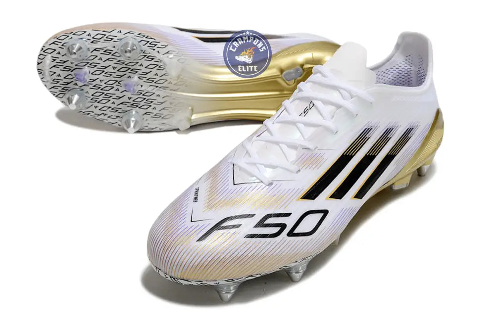 F50 Languette SG Road to Glory - Blanc/Noir/Doré