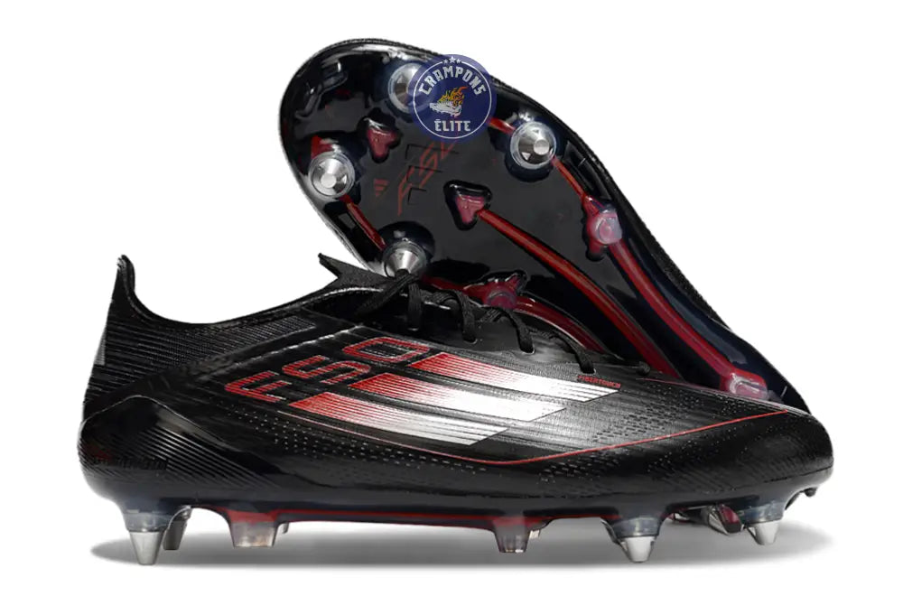 Image of F50 Languette SG Stealth Victory - Noir/Argenté/Lucid Red