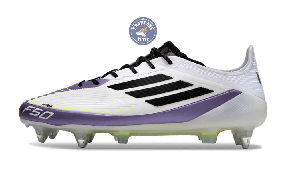 F50 Languette SG Triunfo Estelar - Blanc/Noir/Violet