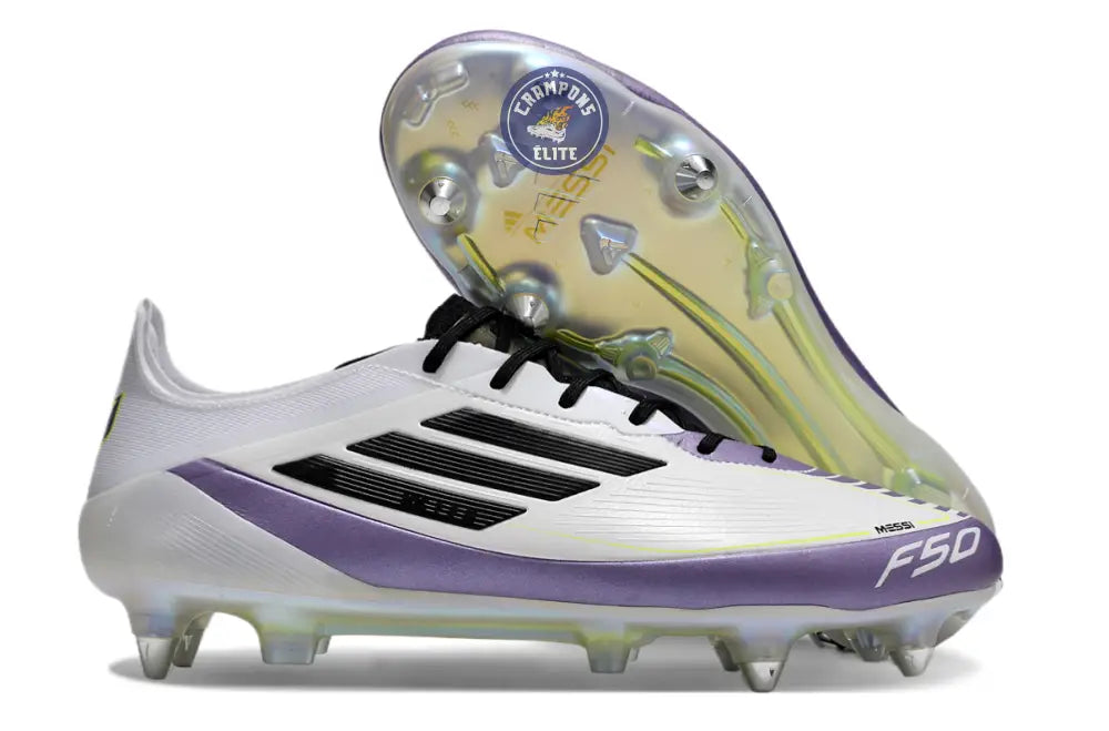 Image of F50 Languette SG Triunfo Estelar - Blanc/Noir/Violet