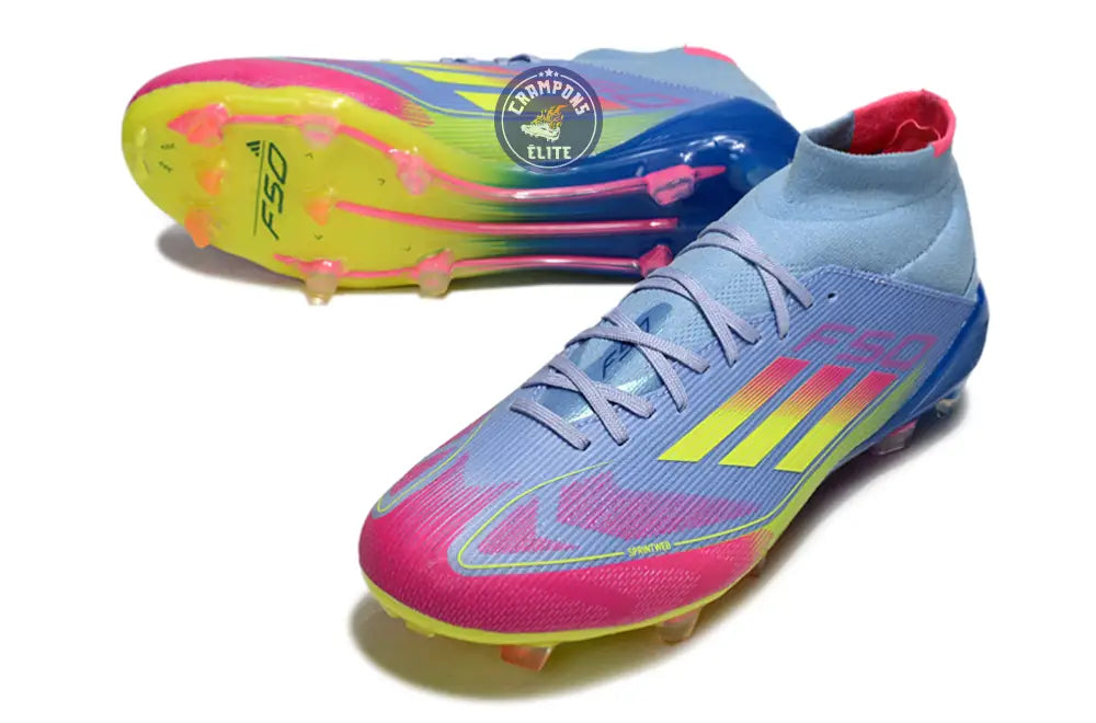 F50 Montante FG Mid Celestial Victory - Blue Fusion/Vert/Rose