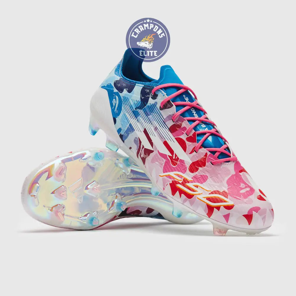 F50 x Bape Languette FG - Rose/Bleu