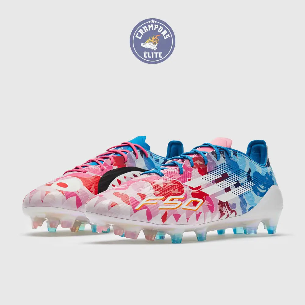 F50 x Bape Languette FG - Rose/Bleu