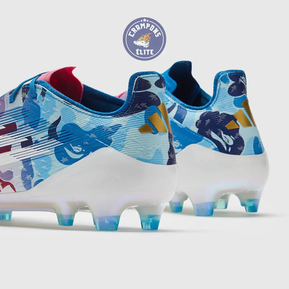 F50 x Bape Languette FG - Rose/Bleu