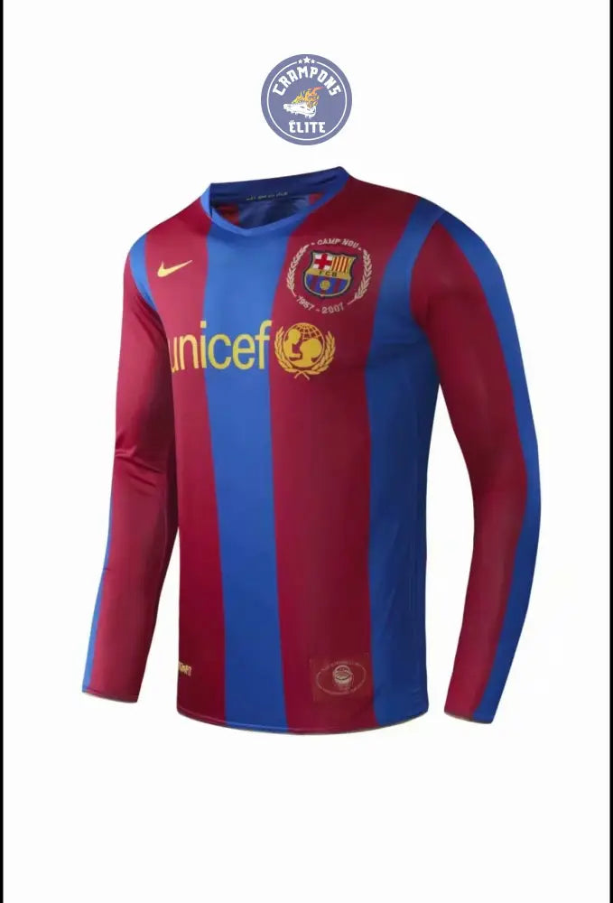 FC Barcelone 2007/08 Domicile à manches longues