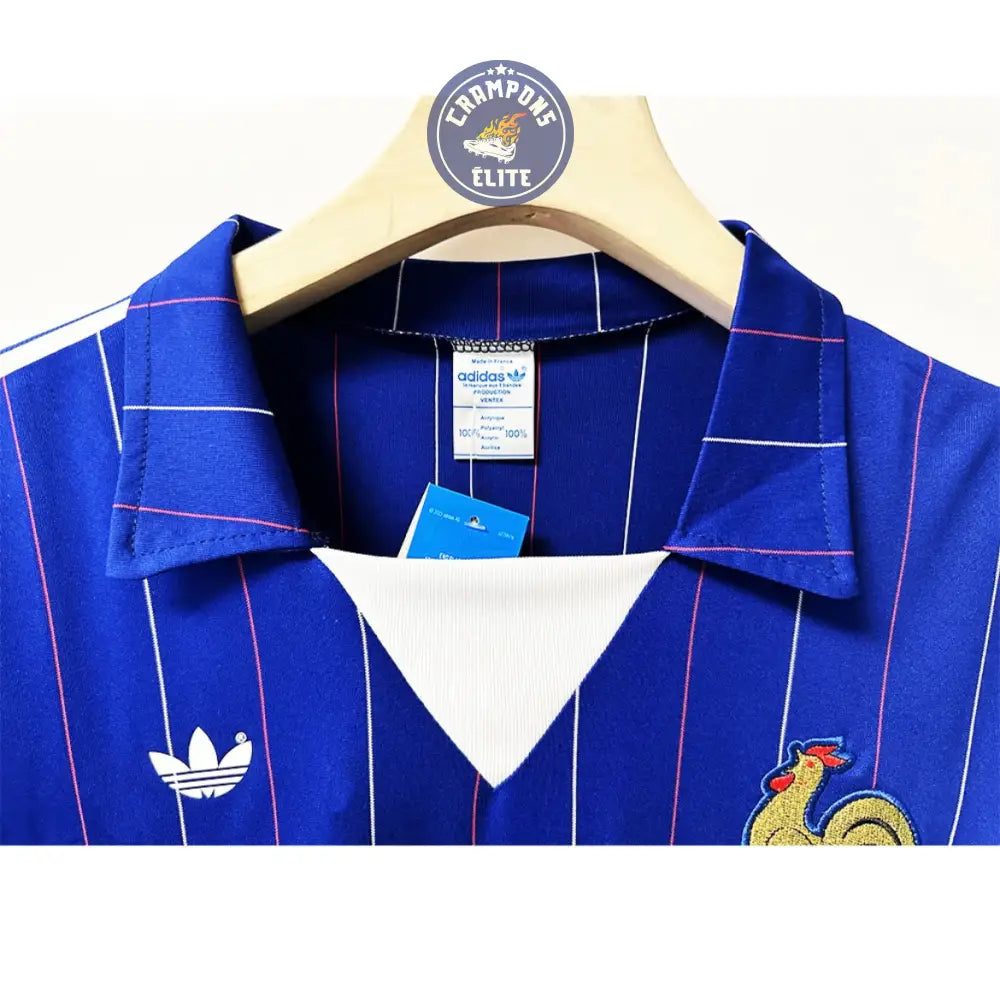 France 1980 Domicile à manches longues