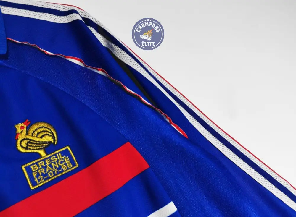 France 1998 Domicile à manches longues