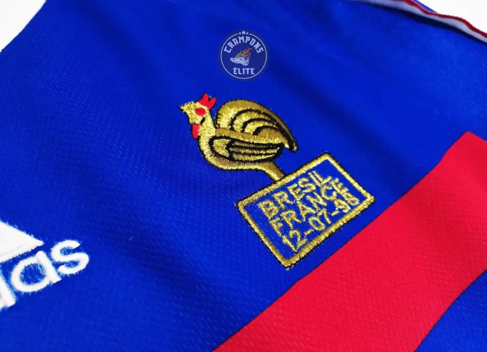 France 1998 Domicile à manches longues