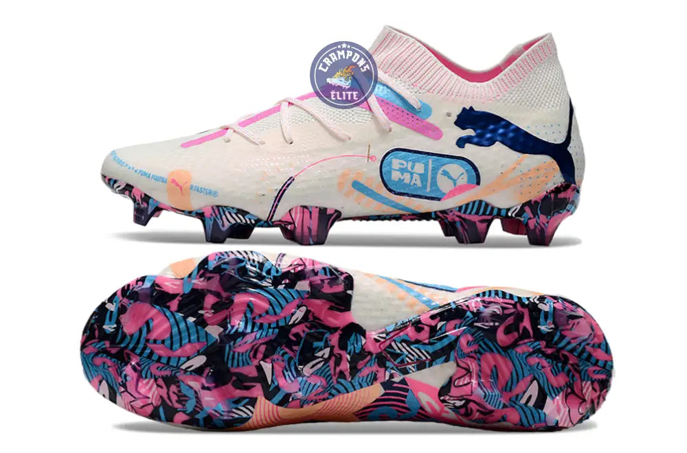 Future 7 Match FG/AG Volume Up - Blanc/Bleu/Poison Pink/Fizzy Melon/Bleu