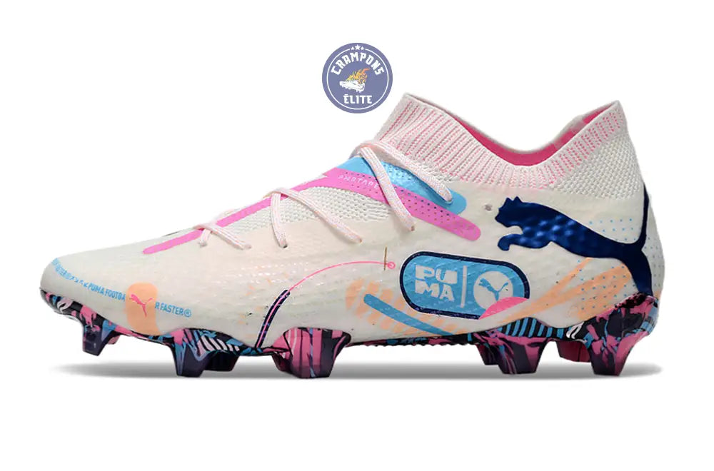 Future 7 Match FG/AG Volume Up - Blanc/Bleu/Poison Pink/Fizzy Melon/Bleu