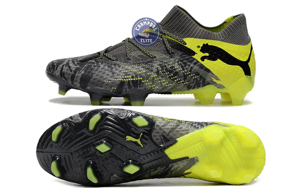 Future 7 Ultimate FG/AG Rush - Strong Gray/Cool Dark Gray/Electric Lime ÉDITION LIMITÉE