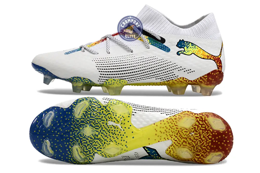 Future 7 Ultimate FG - Blanc/Bleu/Jaune/Rouge